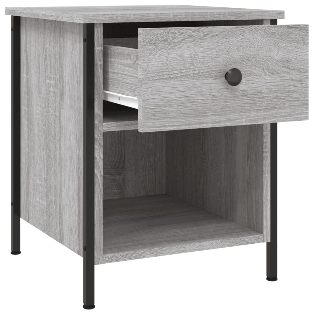 Bedside Cabinets 2 pcs Grey Sonoma 40x42x50 cm Engineered Wood