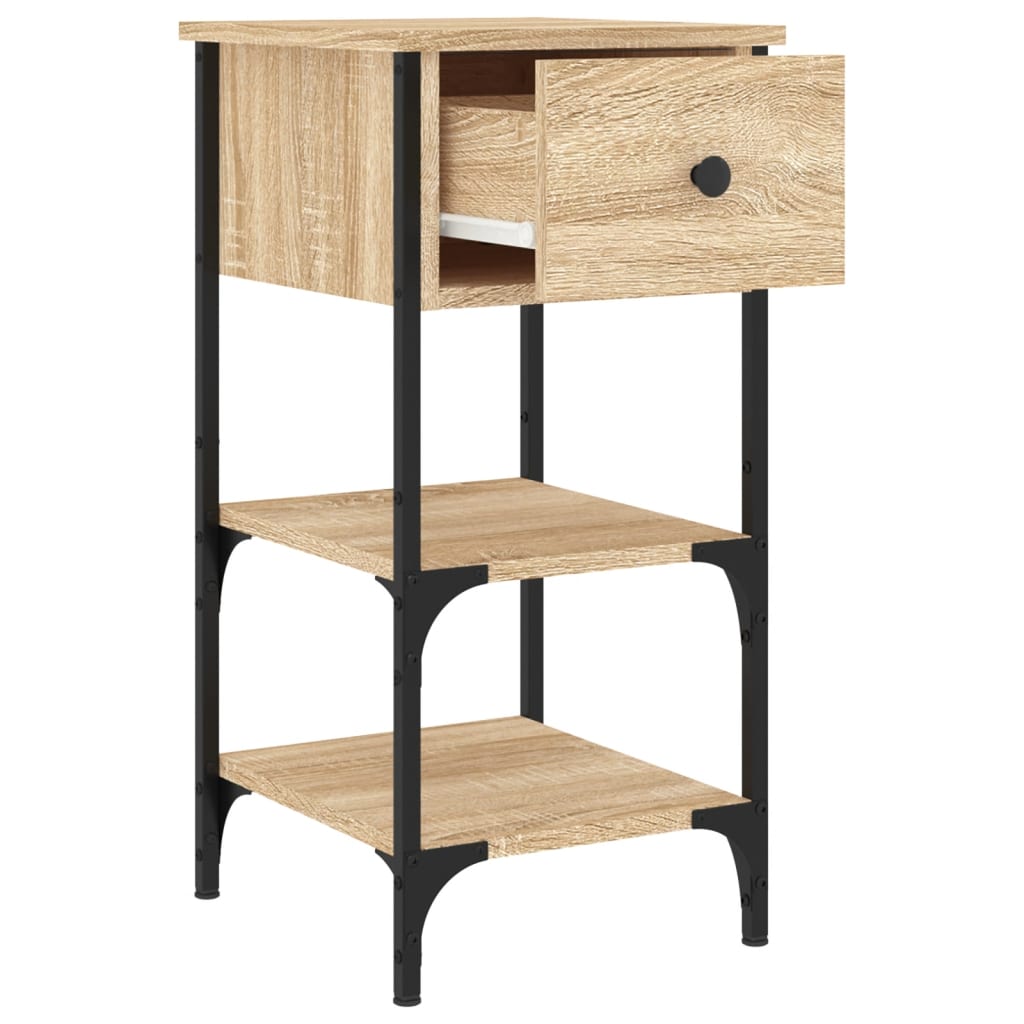 Bedside Cabinet Sonoma Oak 34x36x70 cm Engineered Wood