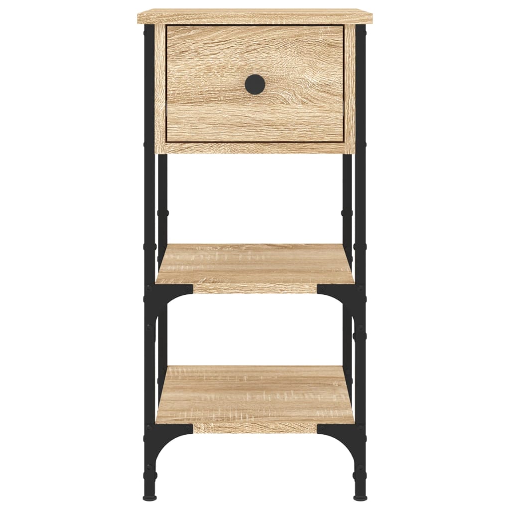 Bedside Cabinet Sonoma Oak 34x36x70 cm Engineered Wood