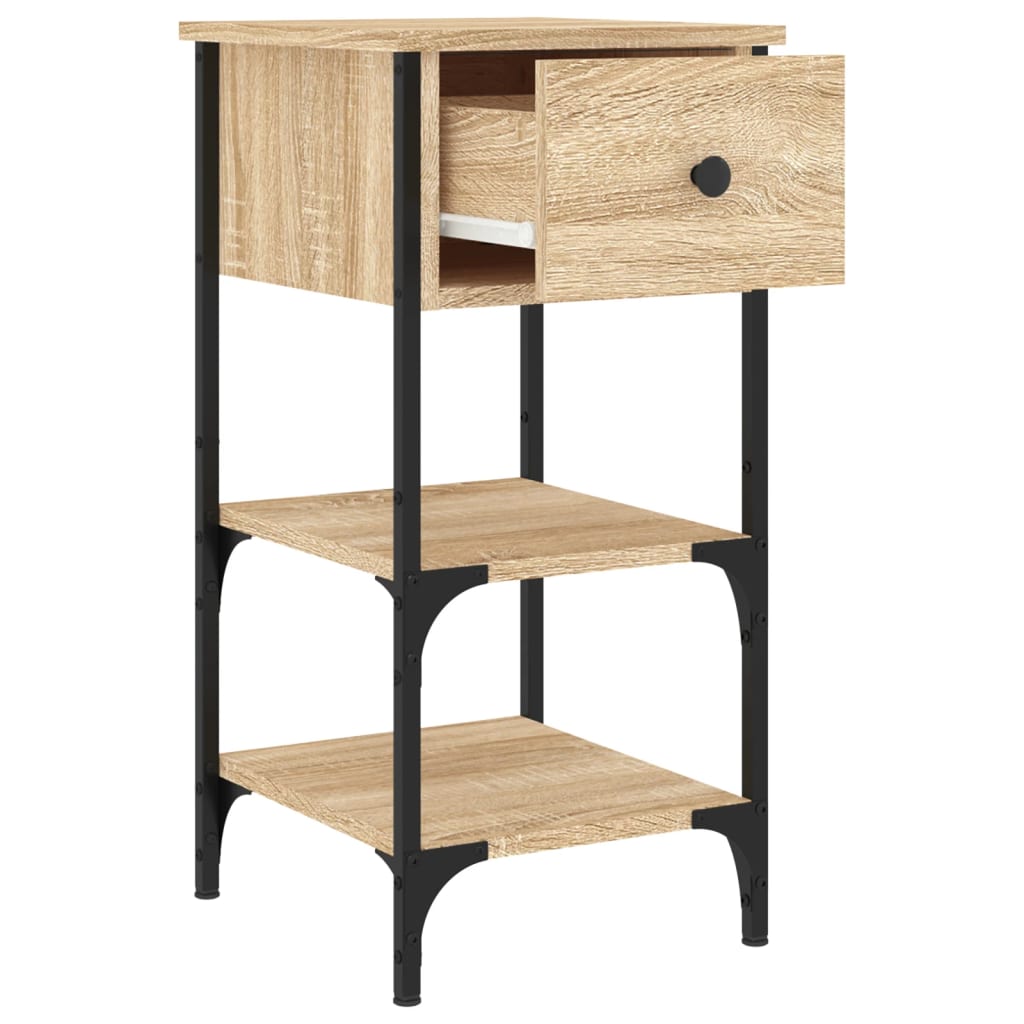 Bedside Cabinets 2 pcs Sonoma Oak 34x36x70 cm Engineered Wood