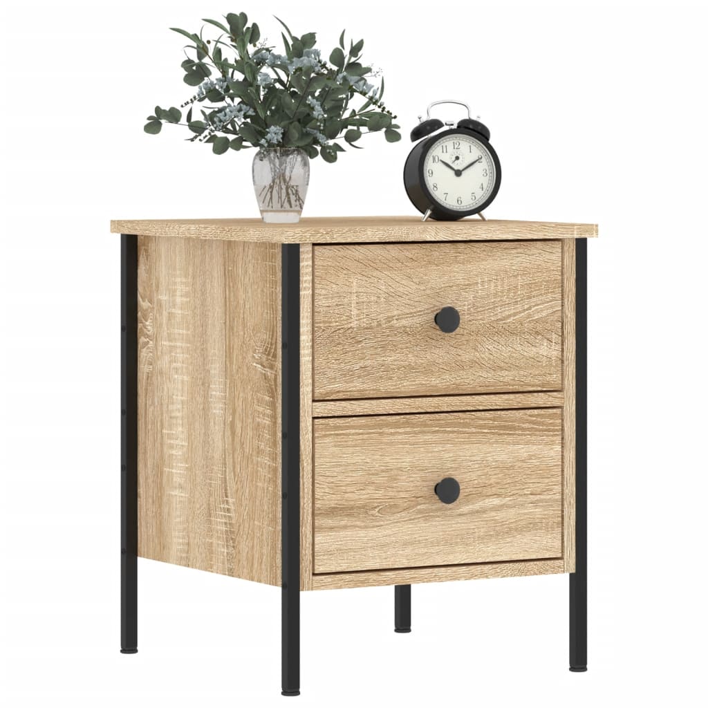 Bedside Cabinets 2 pcs Sonoma Oak 40x42x50 cm Engineered Wood