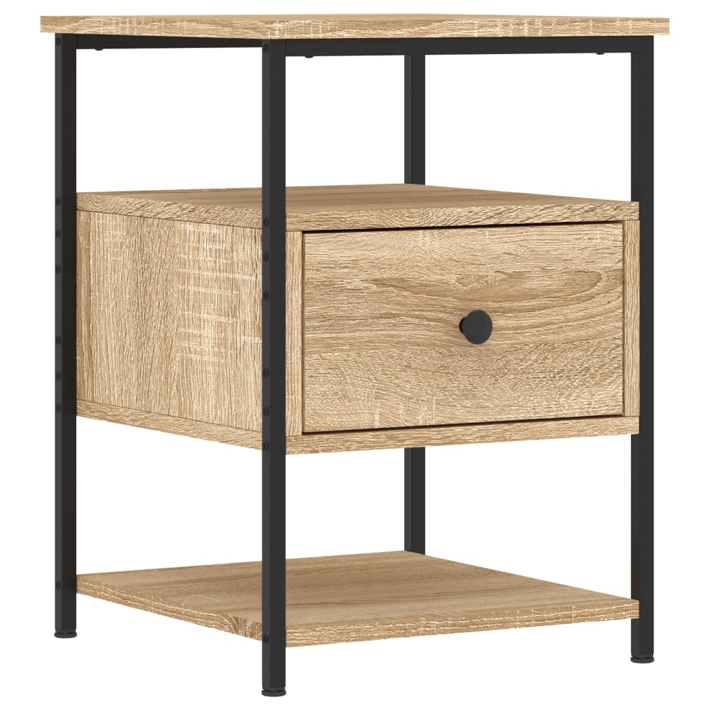 Bedside Cabinet Sonoma Oak 40x42x56 cm Engineered Wood