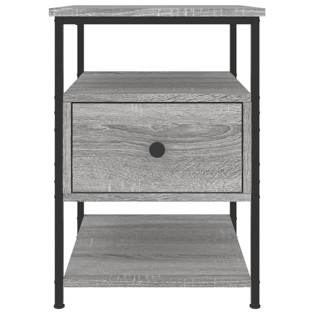 Bedside Cabinets 2 pcs Grey Sonoma 40x42x56 cm Engineered Wood