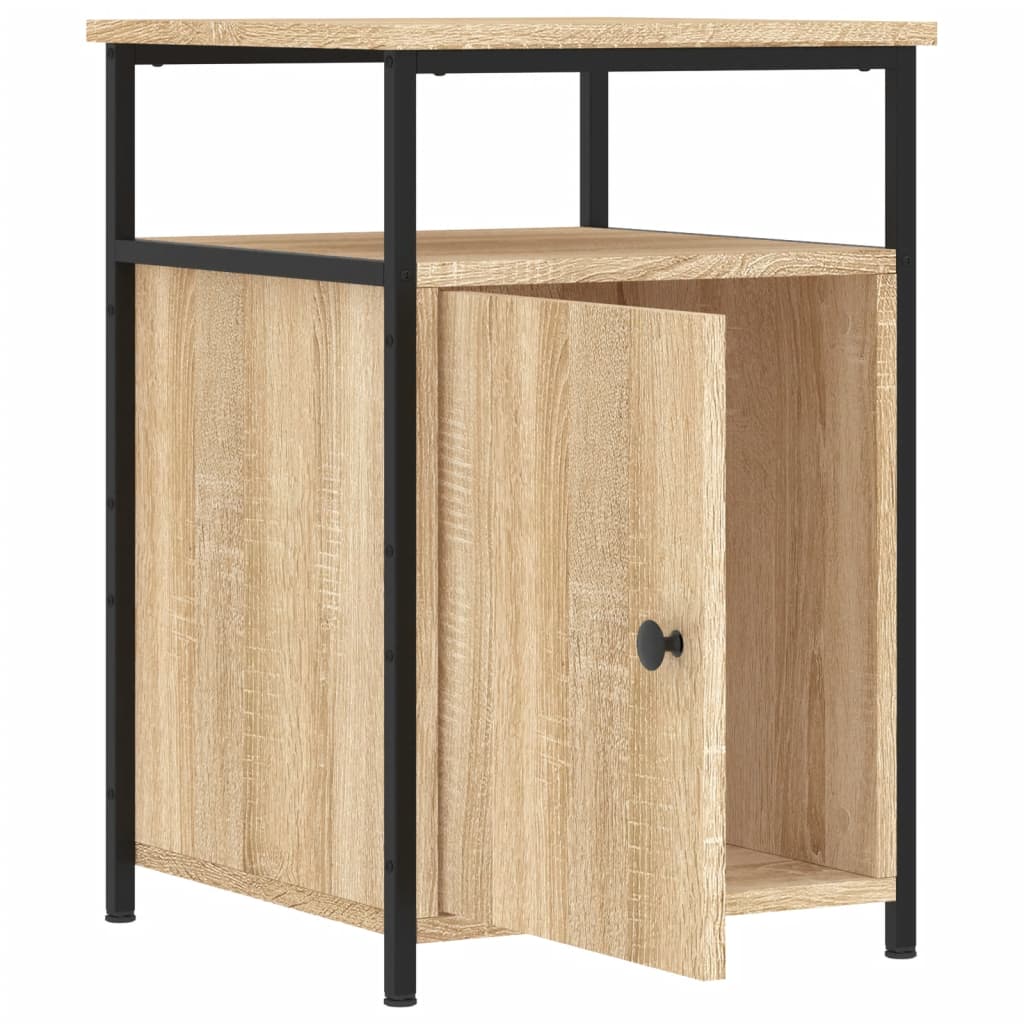 Bedside Cabinets 2 pcs Sonoma Oak 40x42x60 cm Engineered Wood