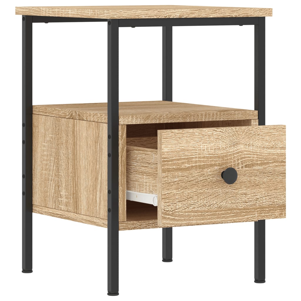 Bedside Cabinets 2 pcs Sonoma Oak 34x36x50 cm Engineered Wood