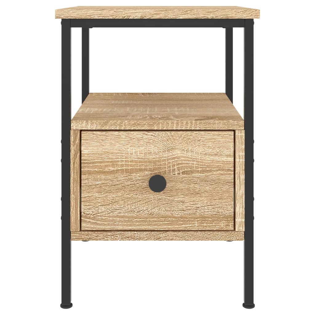 Bedside Cabinets 2 pcs Sonoma Oak 34x36x50 cm Engineered Wood