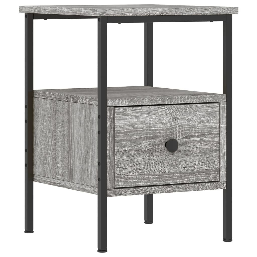 Bedside Cabinets 2 pcs Grey Sonoma 34x36x50 cm Engineered Wood