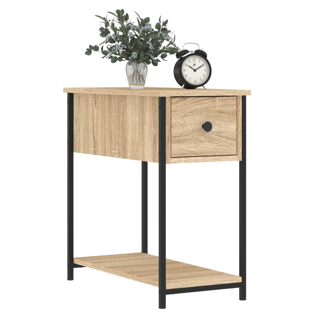 Bedside Cabinet Sonoma Oak 30x60x60 cm Engineered Wood