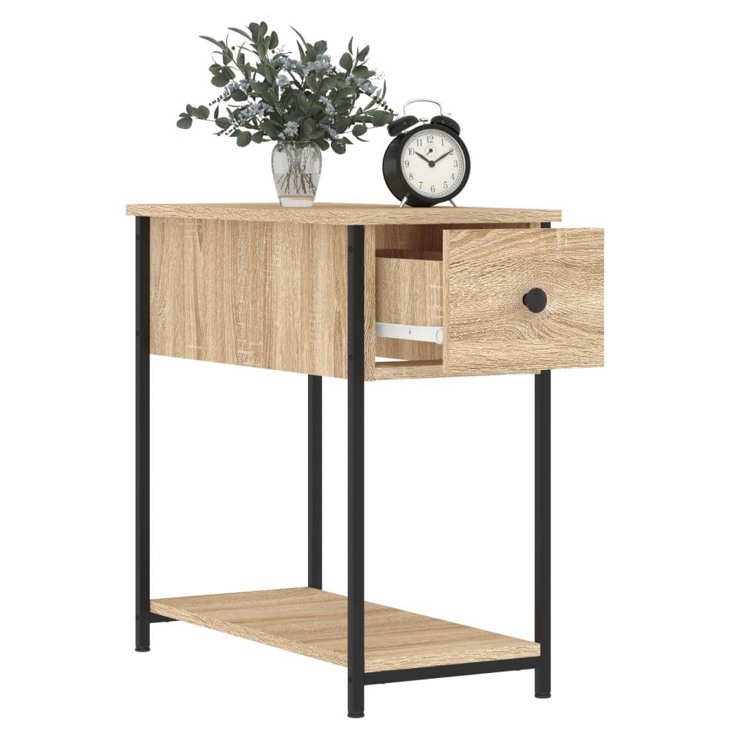 Bedside Cabinet Sonoma Oak 30x60x60 cm Engineered Wood