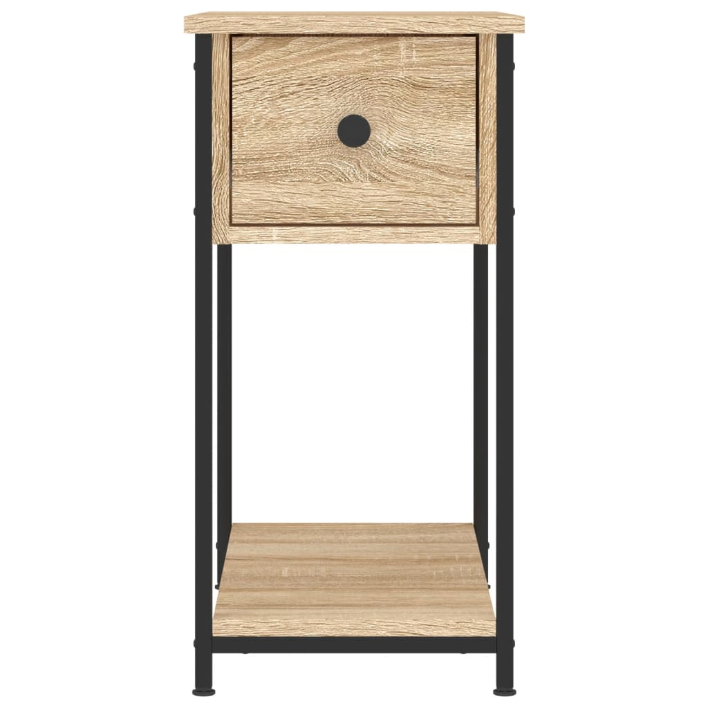 Bedside Cabinet Sonoma Oak 30x60x60 cm Engineered Wood