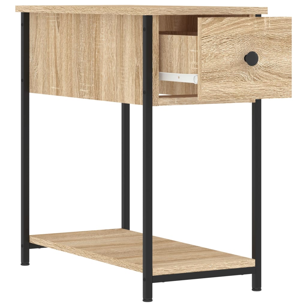 Bedside Cabinet Sonoma Oak 30x60x60 cm Engineered Wood