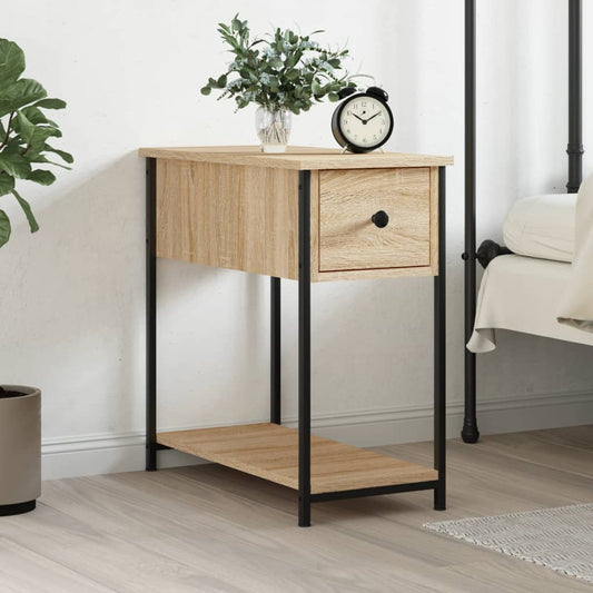 Bedside Cabinet Sonoma Oak 30x60x60 cm Engineered Wood