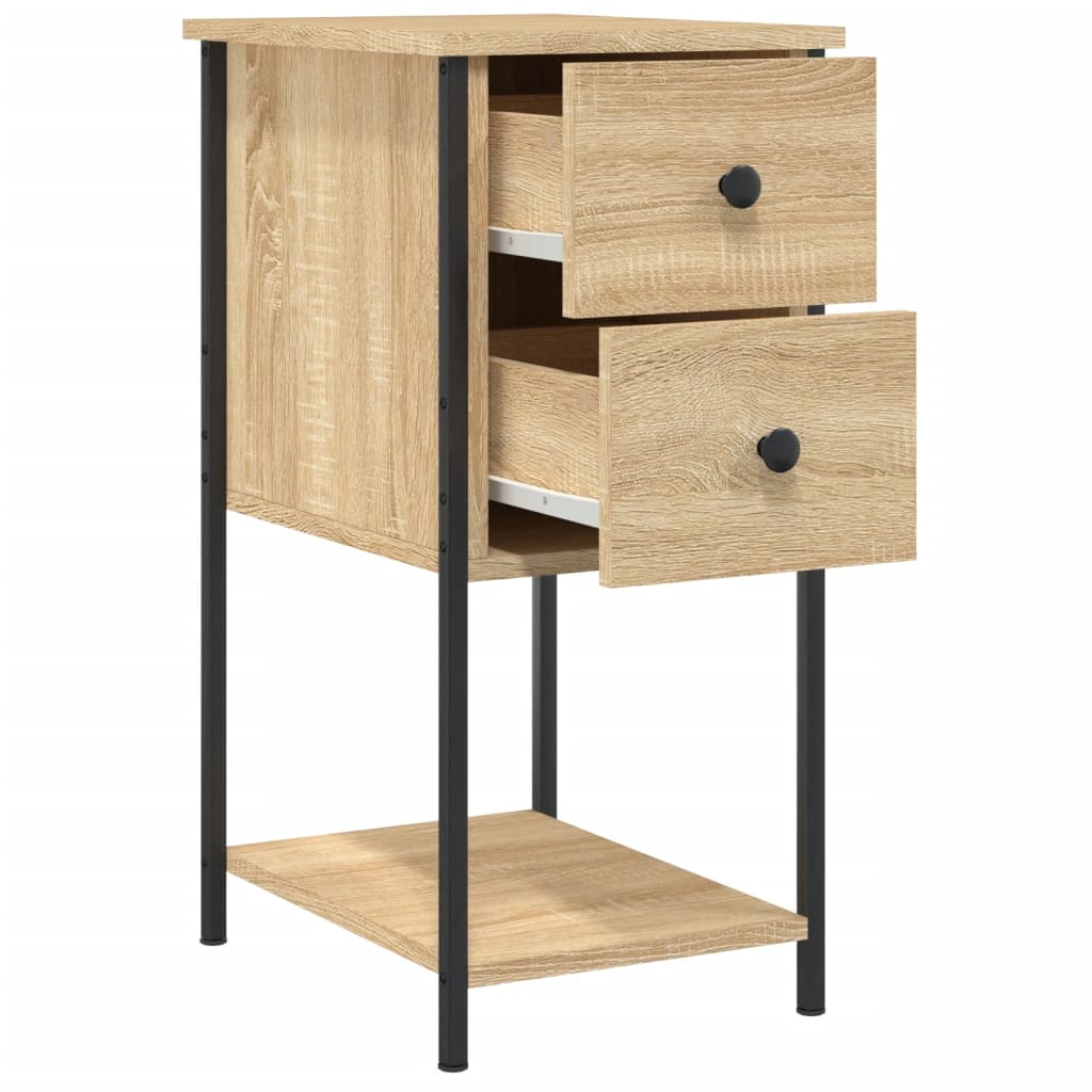 Bedside Cabinets 2 pcs Sonoma Oak 32x42x70 cm Engineered Wood