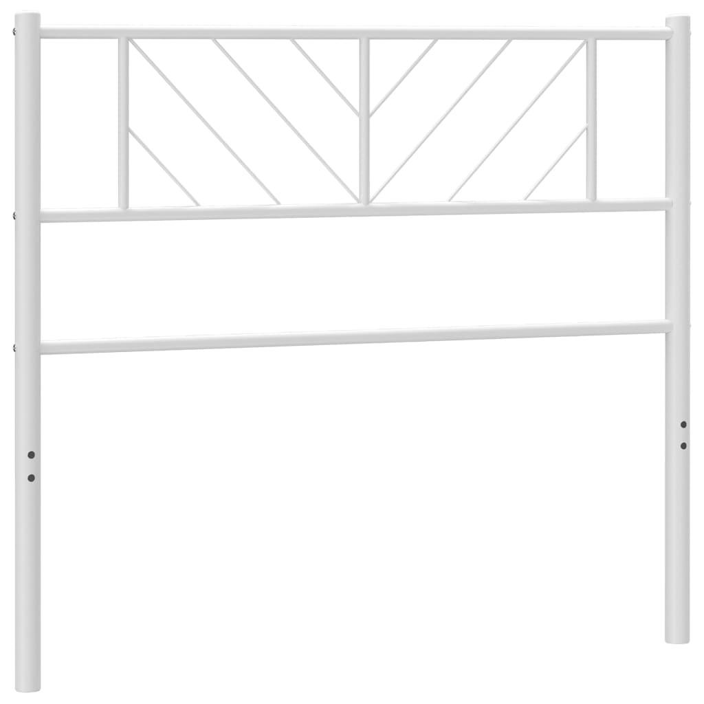 Metal Headboard White 95x90 cm